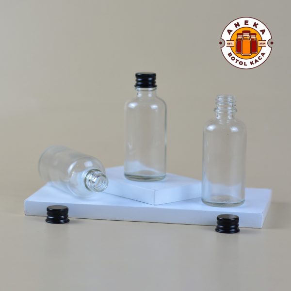 Botol Kaca Mini Tutup Aluminium 50 ml - Image 2