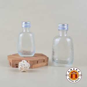 Botol Kaca Flask Emboss
